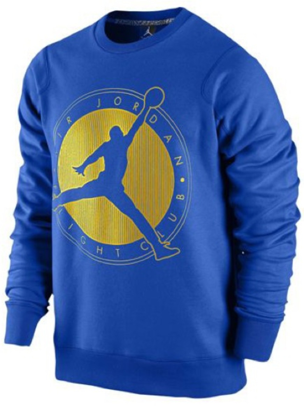 AIR JORDAN V5 LANEY FLIGHT CLUB CREW SWEATSHIRT MENS SIZE XXL BLUE 585544-474